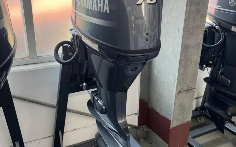 Slightly Used Yamaha 70HP 4-Stroke Outboard Motor Engine