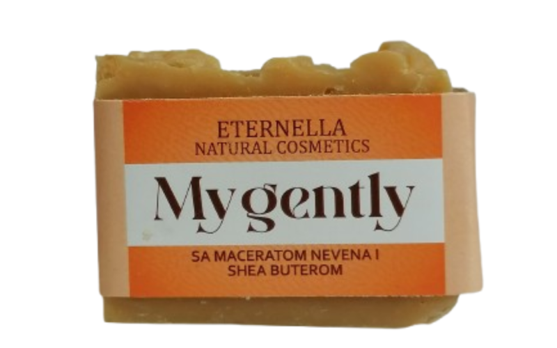 SAPUN "MY GENTLY", sa kozjim mlijekom,maceratom (uljem) nevena i shea buterom