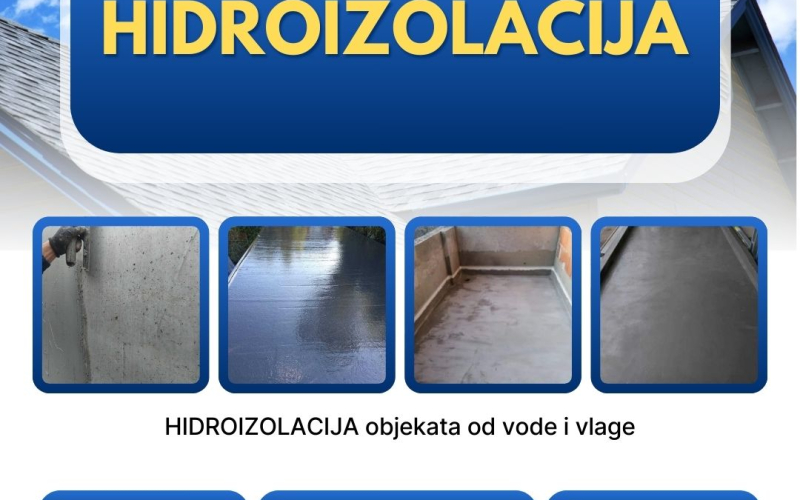 HIDROIZOLACIJA objekata od vode i vlage