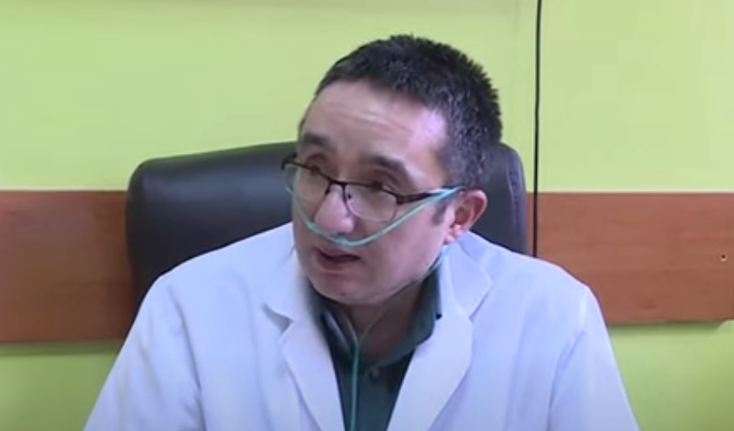 Svi uz doktora Babića: Neprekidno na kiseoniku, ali i dalje pomaže pacijentima (VIDEO)