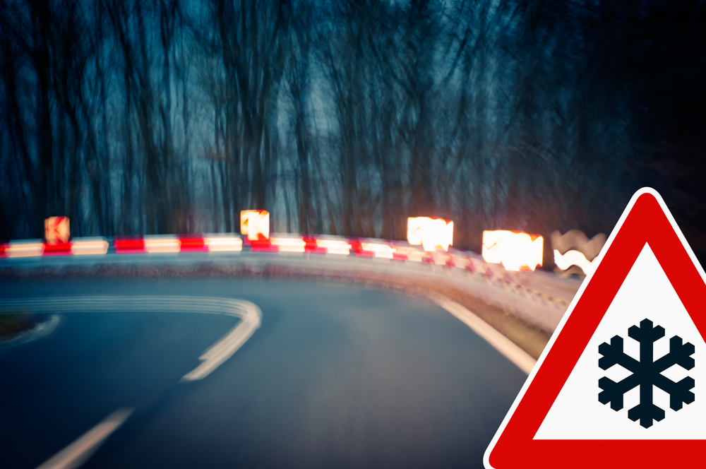 AMS: Upozorenje vozačima na poledicu
