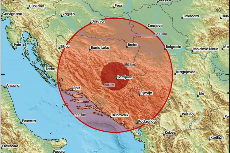 Novi zemljotres uzdrmao Sarajevo