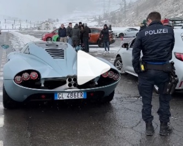 Švajcarski policajci zaustavili, pa zaplijenili automobil od 6,7 miliona evra (VIDEO)