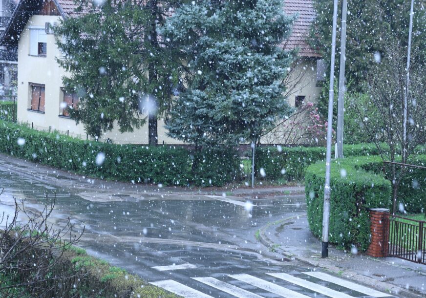 Meteorolozi upozorili: U nekim dijelovima BiH večeras moguć snijeg